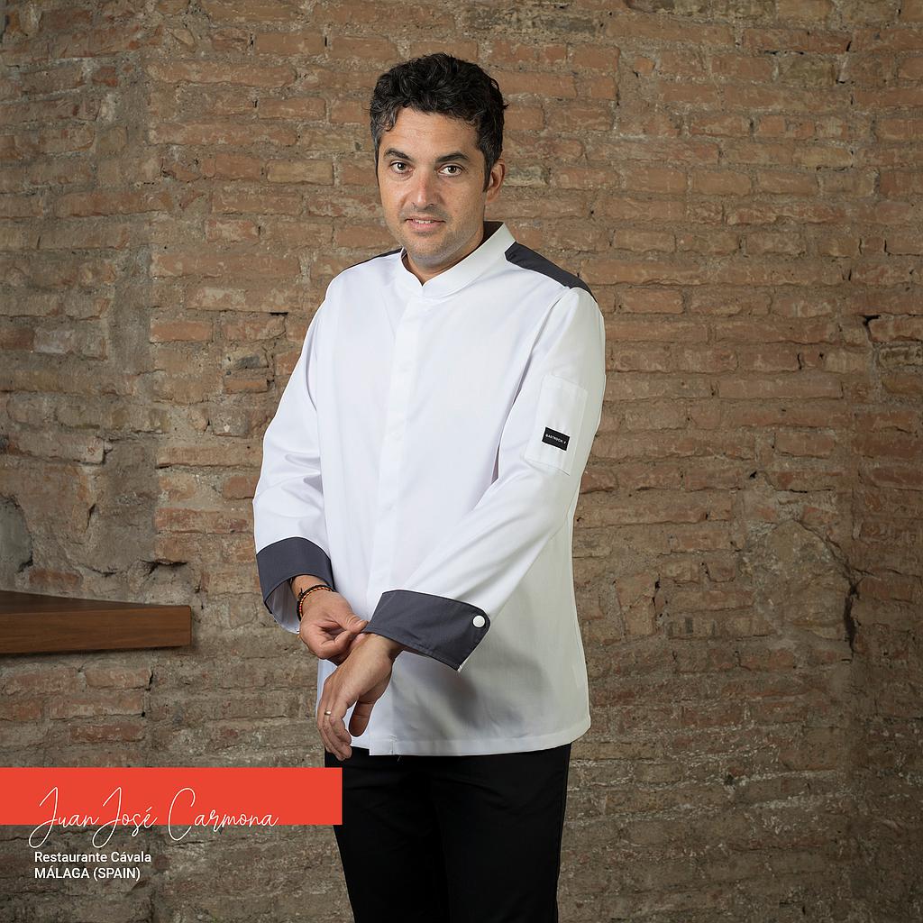 ropa laboral chaqueta cocina blanca