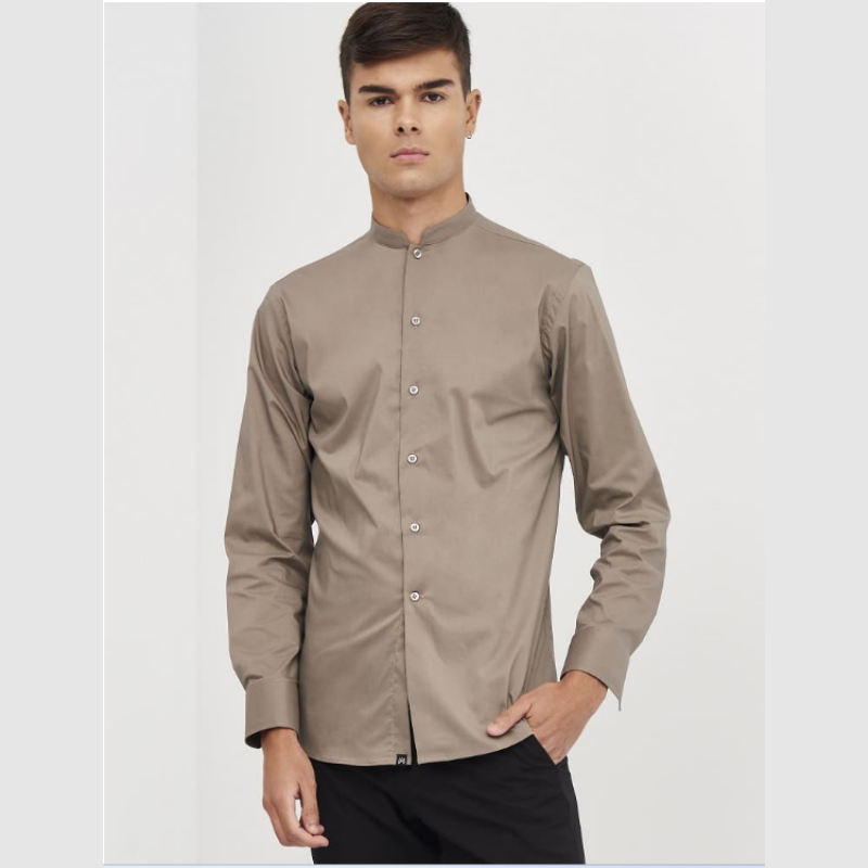 ropa laboral camisa cuello mao