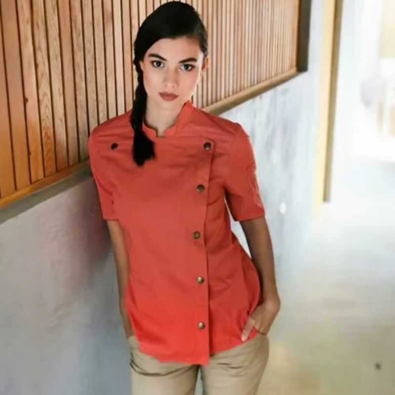 Chaqueta Cocina Mujer Estilo Vaquero