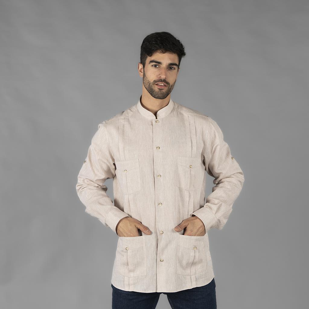 Guayabera Hombre Cuello MAO